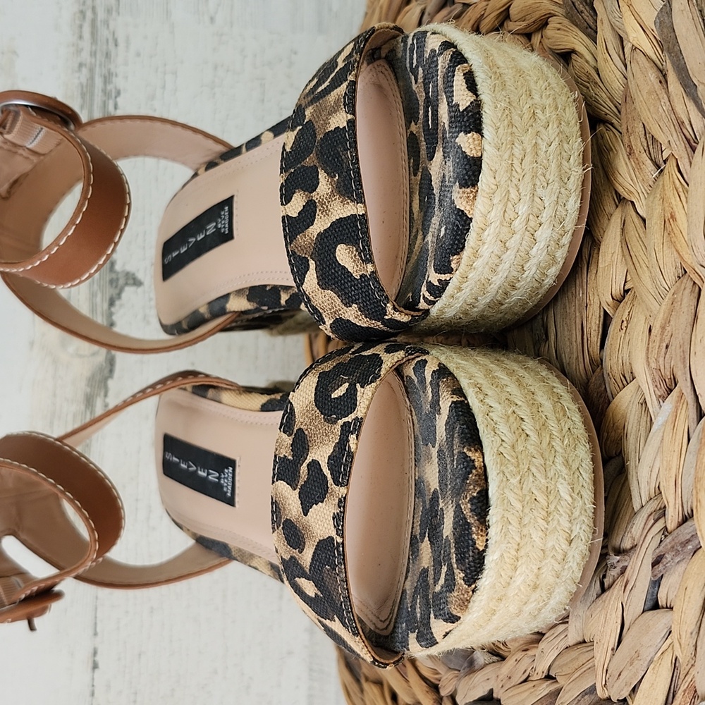 EUC STEVEN BY STEVE MADDEN KIPPIE ESPADRILLE PLATFORM SANDALS - Picture 2 of 8